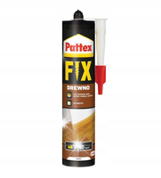 3x KLEJ MONTAŻOWY PATTEX FIX DREWNO DYSPRESYJNY DO PANELI 385G WODOODPORNY