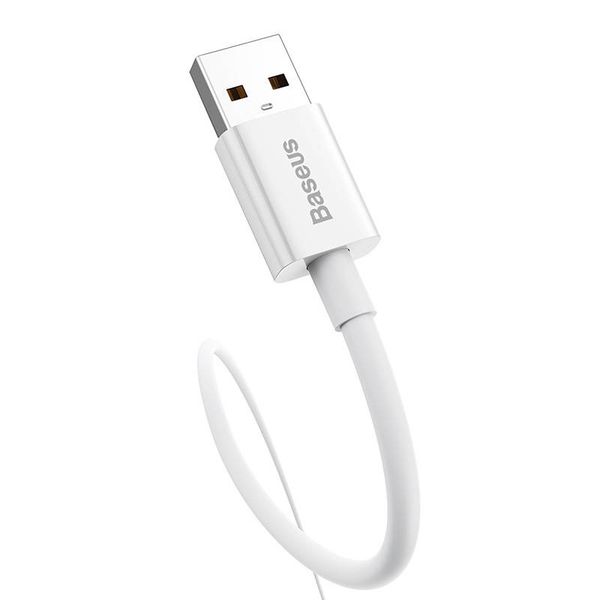 Kabel USB do USB-C Baseus Superior 100W 2m (biały) zdjęcie 4