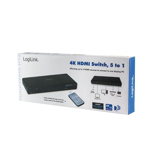 LogiLink Switch 4K HDMI 5 portowy na Arena.pl
