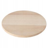 2X Deska do serwowania serów i przekąsek bambusowa 30 cm obrotow WK7082 Ode