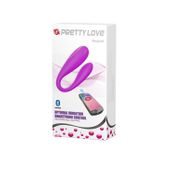 Silikonowy Wibrator Dla Pary - Pretty Love August Bluetooth