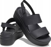 Damskie Sandały Crocs Brooklyn Low Wedge 206453 Na Koturnie 42-43
