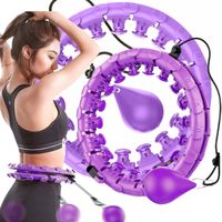 HULA HOP ODCHUDZAJĄCE Z OBCIĄŻENIEM OBCIĄŻNIKIEM SMART  WYPUSTAKAMI HULAHOP