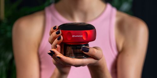 Bańka chińska elektroniczna Humanas BB01 Plus - czerwona na Arena.pl