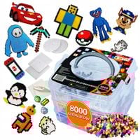 MEGA ZESTAW 8000 PRASOWANKA KORALIKI DO PRASOWANIA XXL KREATYWNY SZABLONY