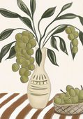 Plakat 70x100cm Winogron Minimalistyczny , Wnętrza Styl Skandynawski, Boho