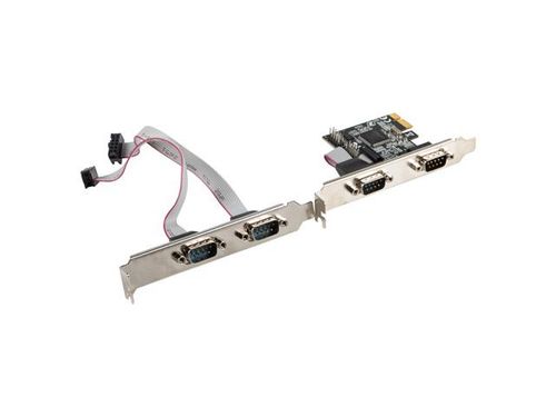 Karta Lanberg PCI Express - COM 9Pin x4 + śledzie low profile na Arena.pl