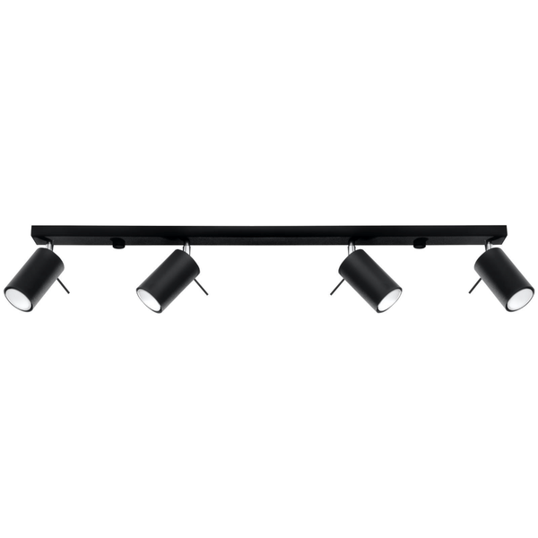 Sufitowa listwa reflektorowa Ring SL.0332 Sollux regulacja czarna zdjęcie 1