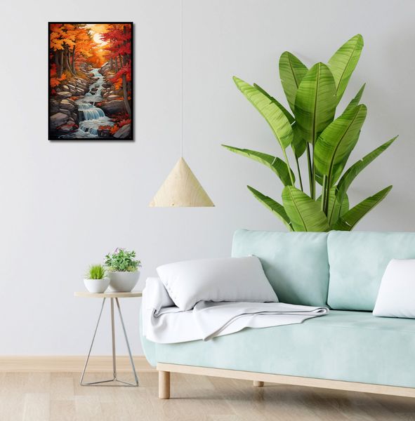Plakat 39,5x55cm Jesienne Wodospady zdjęcie 4