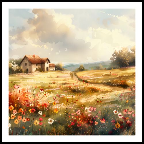 Plakat 90x90cm Sielski Domek na Arena.pl