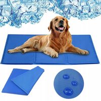 MATA CHŁODZĄCA DLA PSA KOTA DUŻA GRUBA PREMIUM 2kg LEGOWISKO 90x50cm