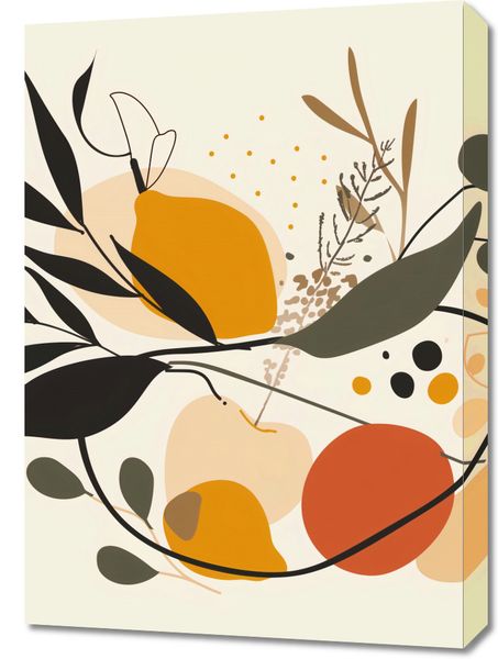 Obraz 50x70cm Botaniczny Wir zdjęcie 1