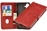 Etui portfel Wallet do Samsung Galaxy S25 Fe czerwony