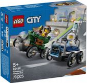 60459 - LEGO City - Zestaw wyścigówek: samolot kontra łóżko szpitalne