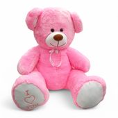 DUŻY MIŚ PLUSZOWY 160cm WIELKI PLUSZAK GIGANT - RÓZOWY