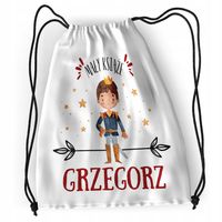 Plecak Sportowy Szkolny Dla Grzegorza Syna Dziecka Z Nadrukiem Ze Zdjęciem