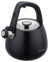 Czajnik stalowy 2.5L gaz indukcja Czarny Matowy KLAUSBERG KB-7774