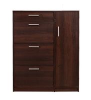 Szafka na buty z szufladą MALTA 3 SM kolor: ORZECH CIEMNY