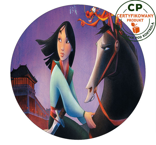 Opłatek na tort Mulan zdjęcie 1