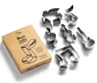 Foremki do Ciastek i Wypieków - Muzyczne Instrumenty 6 szt.