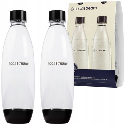2x Oryginalne BUTELKI DO SATURATORA SodaStream Fuse 1L DWUPAK | DO ZMYWARKI na Arena.pl