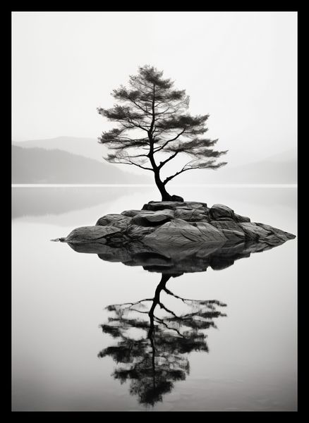 Plakat 25x35cm Samotne Drzewo zdjęcie 2