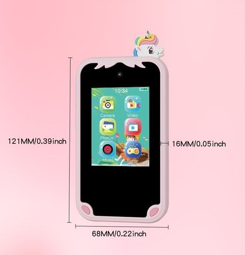 TELEFON DLA dzieci SMARTFON APARAT KAMERA D13 JEDNOROŻEC RÓŻOWY na Arena.pl