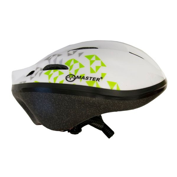 kask rowerowy master flash - s - biały zdjęcie 2