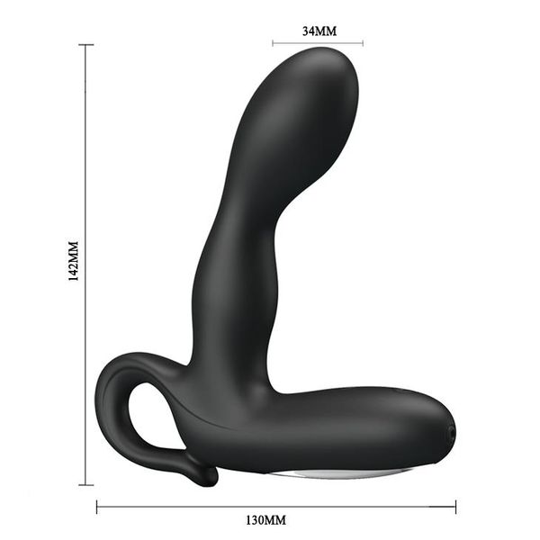 Korek Analny Męski Wibrator Stymulator Prostaty zdjęcie 6