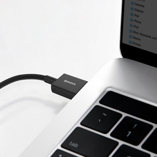 kabel usb do usb-c baseus superior series, 66w, 1m (czarny) na Arena.pl