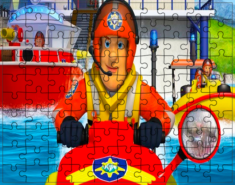 Puzzle Strażak Sam zdjęcie 1