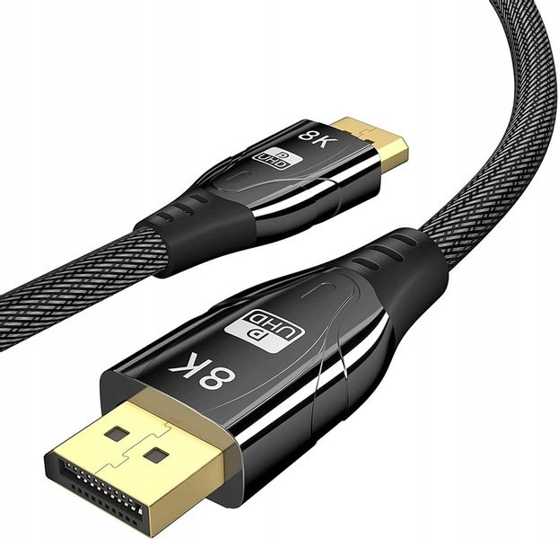 Kabel DISPLAY PORT DP-DP 1.4 DisplayPort 8K 2m zdjęcie 6