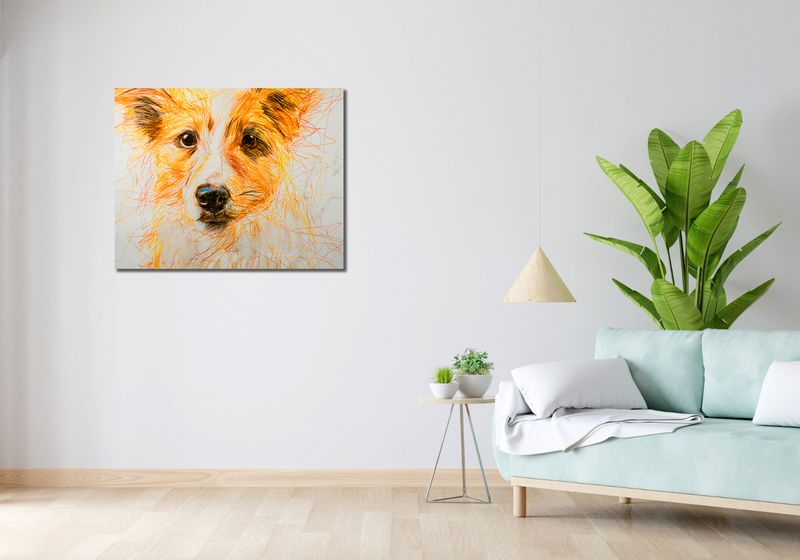 Obraz 90x70cm Uroczy Gość zdjęcie 2