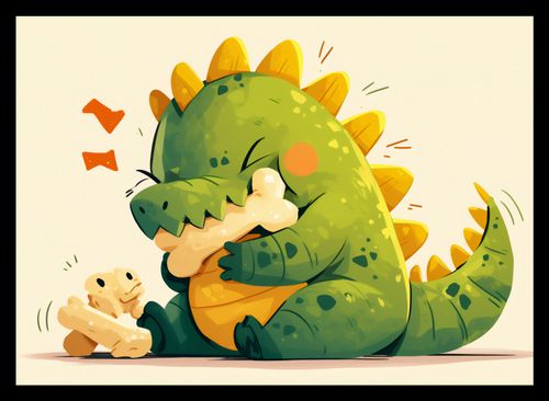 Plakat 35x25cm Uroczy Dinozaur na Arena.pl