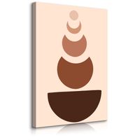 Obraz Na Płótnie Abstrakcja Księżyce Styl Boho Minimalizm 30cm x 40cm