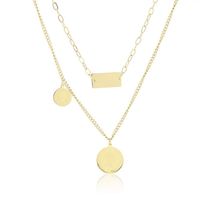 Naszyjnik Stal Chirurgiczna Złoty Nst1063