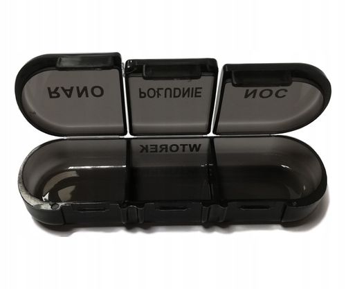 V5 PUDEŁKO NA LEKI TABLETKI POJEMNIK ORGANIZER NA 7 dni 3 PORY DNIA POLSKI na Arena.pl