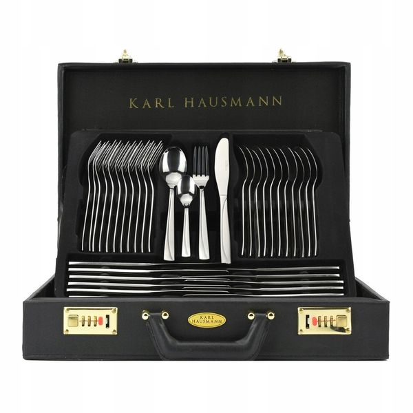 Sztućce w WALIZCE EKSKLUZYWNE 72 elementy na 12 OSÓB zdjęcie 1