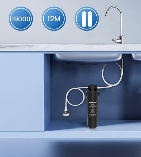 System filtracji wody Vortopt Q8-C1, 19 000 galonów, 2 filtry na Arena.pl