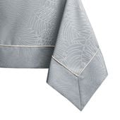 Obrus Plamoodporny GAIA Mankiet + Lamówka 140x320 J. Szary AmeliaHome