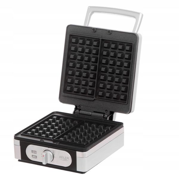 GOFROWNICA MOCNA NA 2 DUŻE CHRUPIĄCE GOFRY REGULACJĄ TEMPERATURY 2000 W zdjęcie 4