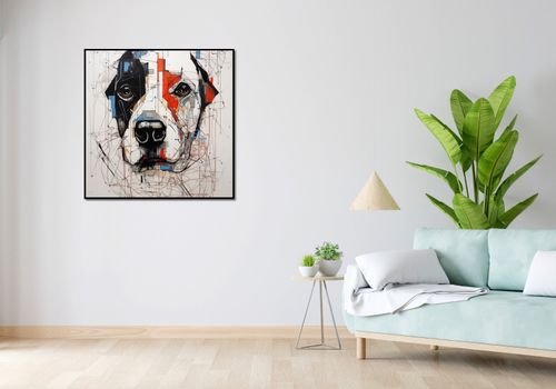 Plakat 90x90cm Przyrysowany Psiak na Arena.pl