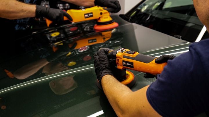 ADBL Roller D09125-01+B POLERKA + TORBA MASZYNA POLERSKA DUAL ACTION DA 9mm zdjęcie 5