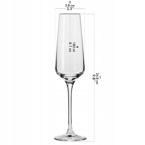 Kieliszki do szampana Avant-Garde KROSNO 6x 180ml na Arena.pl