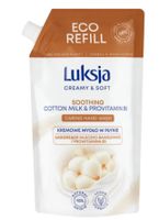 LUKSJA MYDŁO 400 ML ZAPAS COTTON MILK & PROVITAMIN B5
