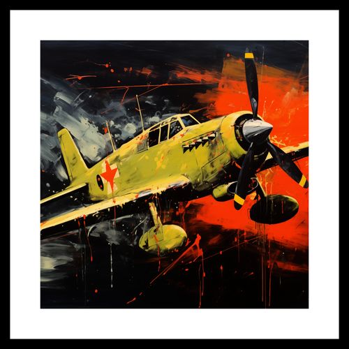 Plakat 40x40cm Barwny Przelot na Arena.pl