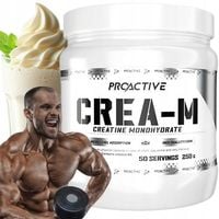 KREATYNA MONOHYDRAT w proszku mono SIŁA MASA naturalna ProActive 250g