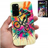 ETUI DO SAMSUNG GALAXY S20 PLUS - ROWERY BMX TRIKI SPORTY WYCZYNOWE +FOLIA