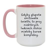 Duży Biało-Różowy 450 ml