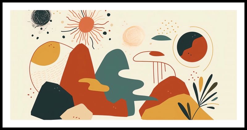 Plakat 91,3x44,5cm Kosmos Barw zdjęcie 3